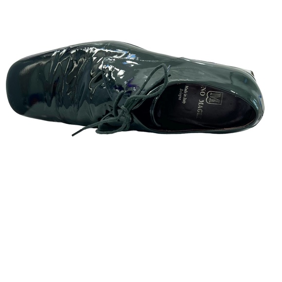 BRUNO MAGLI PARKER LACE UP SQUARE TOE BLACK PATENT LEATHER TUXEDO SHOE main image 4